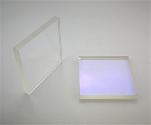 BK7 Precision Windows, 75x75mm, 8mm Thick, 1/4 wave, Ravg ≤0.5% @ 450-900nm
